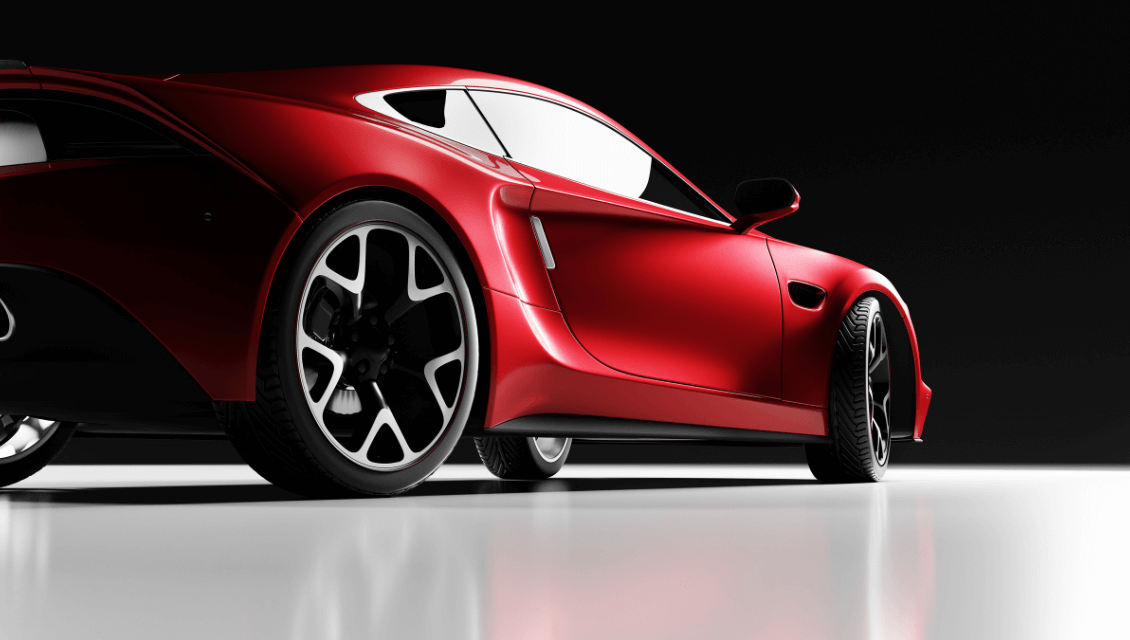 Red Car In Auto Detailing Shop Https://Websitedesignstlouis.com/